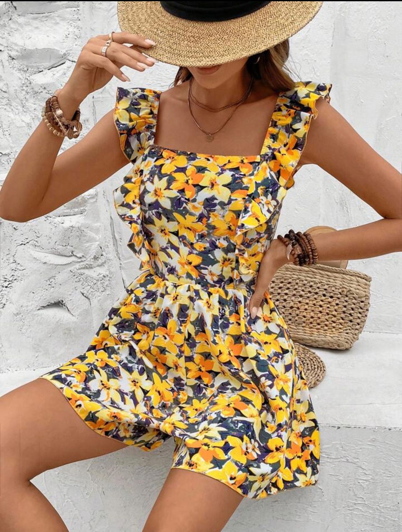 Vestido estampado floral
