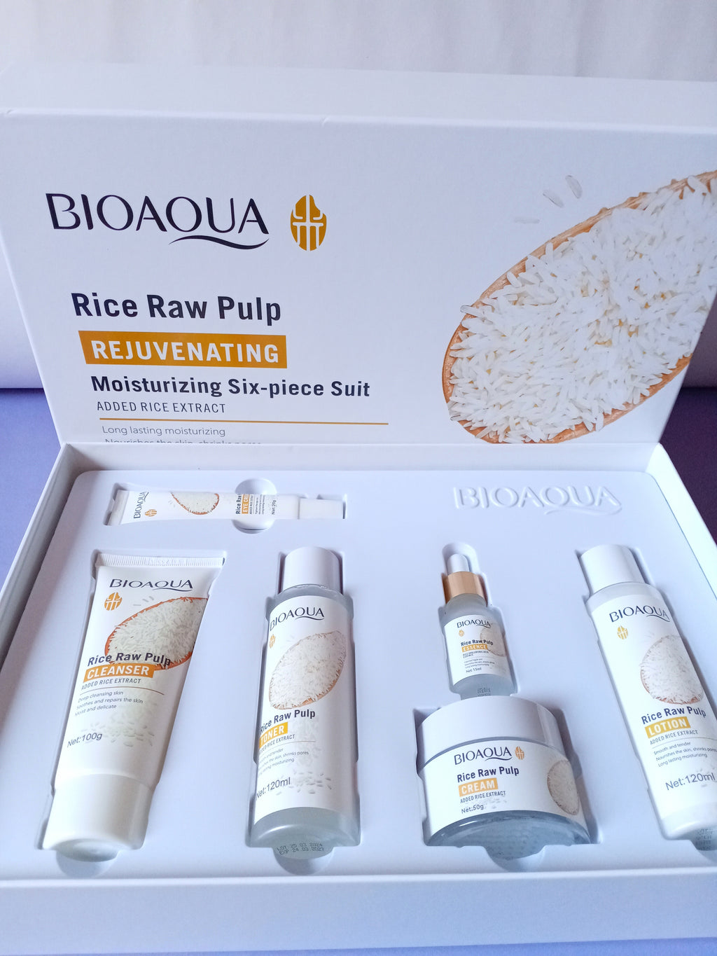 KIT DE ARROZ Bioaqua x6 - EL SECRETO DE UNA PIEL LUMINOSA